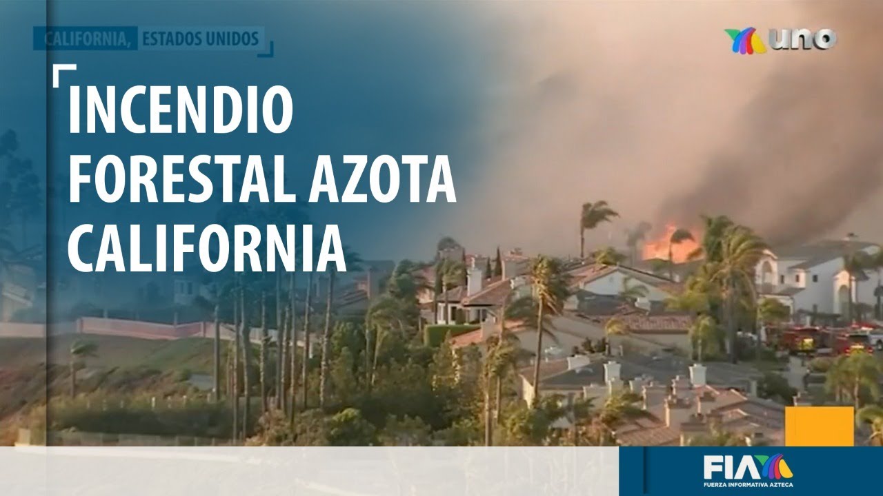 Incendio Coastal Fire destruye mansiones en Estados Unidos; evacuan más de  900 casas - YouTube