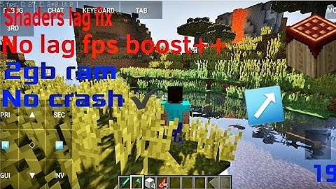 LOW END JAVA SHADER FOR POJAVLAUNCHER | ANY RENDER CRASH PROBLEM SOLVED IN POJAVLAUNCHER