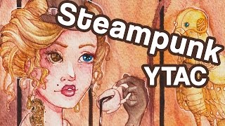 Youtube Artist Collective | Steampunk | Watercolor Speedpaint