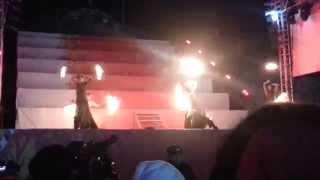 2014 Winter Olympic Games In Barnaul Fireshow