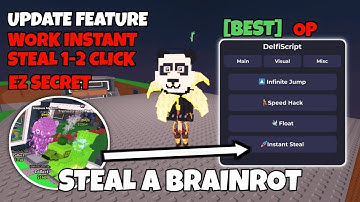 Best Script in Steal a Brainrot Roblox 🎯| INSTANT STEAL, SPEED, ESP, TELEPORT [DELFI SCRIPT]