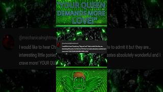 YOUR QUEEN DEMANDS MORE LOVE!