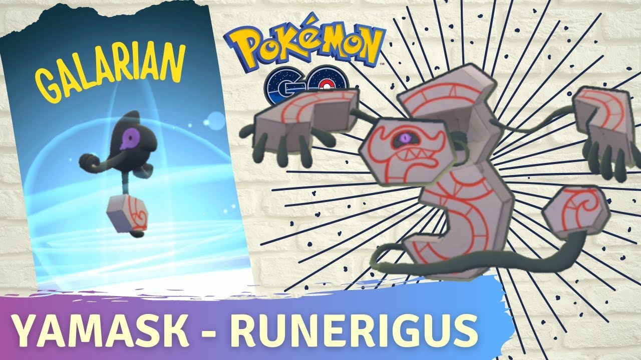 Evolving Yamask to Runerigus in Pokemon Go, Galarian Yamask Evolution ...