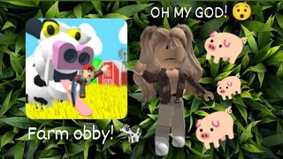 FARM OBBY! 🐖🐄 Play with Mila👋🏻😊. You can spend time with me!