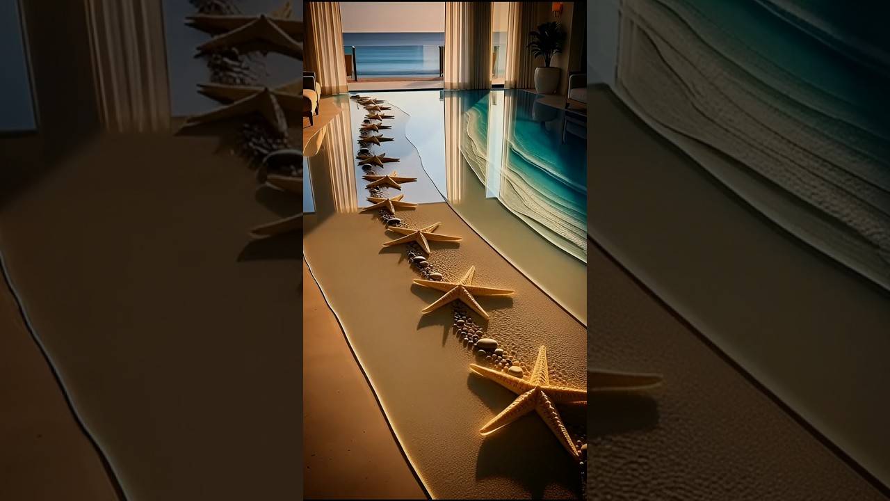 Starfish Tiny Stones  Beach-resort style, very attractive Epoxy Resin 🔥