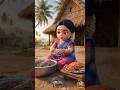 Miniature doll cooking crabs💫 #sea #food #asmr #mini #reels #shorts #viral #ai #cooking #cute #doll