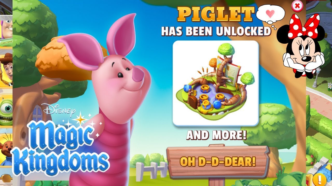 Getting Ready For Piglet! Disney Magic Kingdoms Gameplay Walkthrough