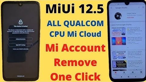 Redmi 8 Mi Account Remove By Umt / Mi 8a Mi Cloud Bypass One Click Umt Pro #GoogleChacha