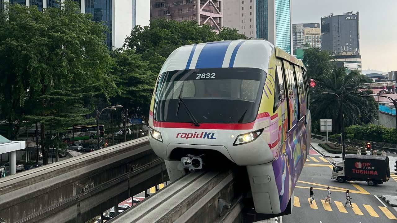 FIRST KL MONORAIL PLATFORM SCREEN DOORS IN OPERATION TODAY! #rapidkl