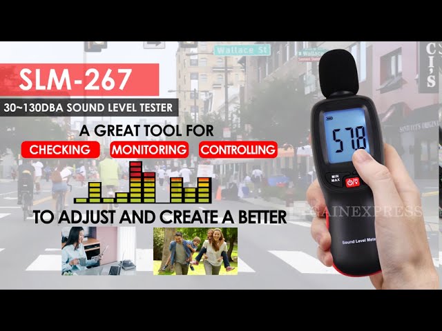 SLM-267 Sound Level Tester 30~130dBA class=