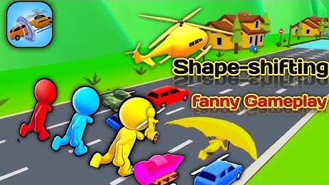 SHAPE-SHIFTING 🚁💨 Walkthrough ALL 💥LEVELS - Android  IOS  fanny  car 🚙💨