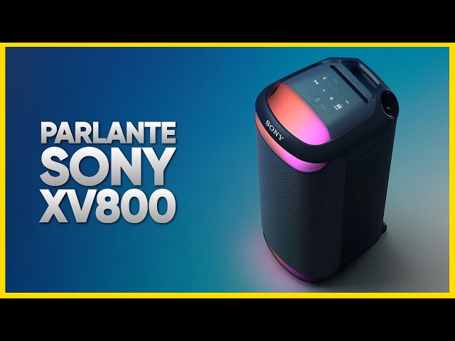 Presentamos el altavoz inalámbrico de fiesta SRS-XV800 de Sony 