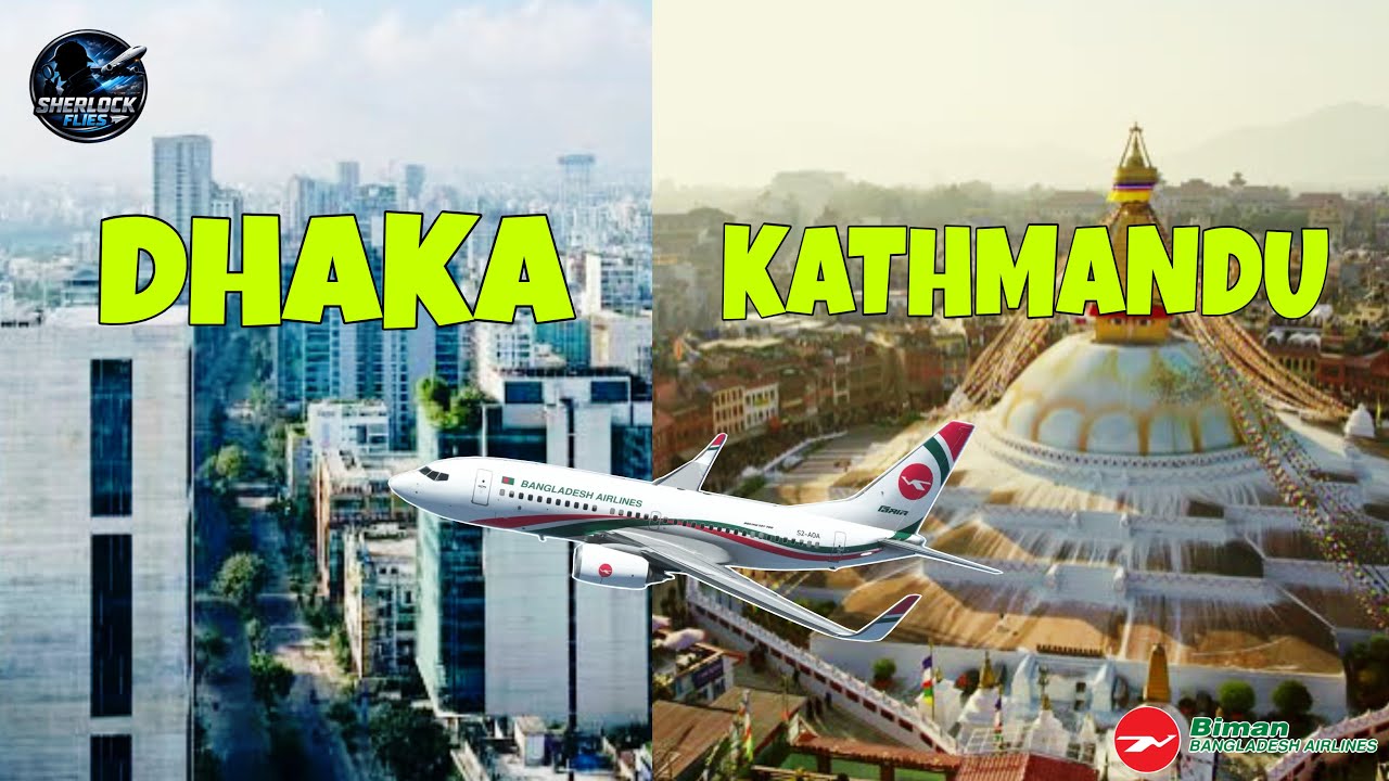 Dhaka to Kathmandu | Biman Bangladesh Airlines | DAC-KTM | Flight Simulator