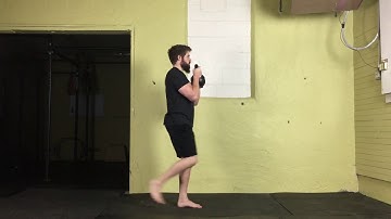How to do a Kettlebell Goblet Reverse Lunge