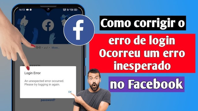 Como corrigir o login no Facebook de um navegador incorporado está