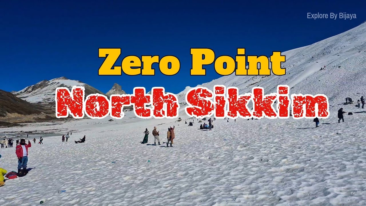 North Sikkim Zero Point | Ice Mountain & Snow Covered Himalayan Views