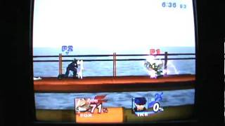 [SSBB Hacks] Character PSA: Lightning Fox (Fox) vs. Cloud Strife (Ike)