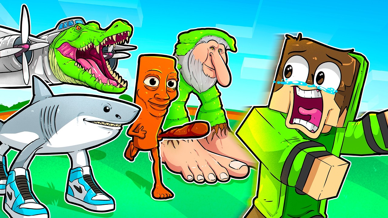 SOBREVIVI AOS ITALIAN BRAINROT NO MINECRAFT
