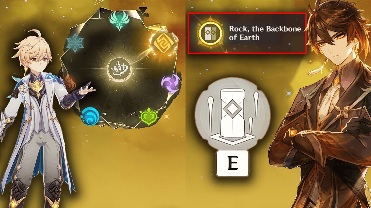 New Geo Traveler + C1 Zhongli AFK Lunar Crystalize