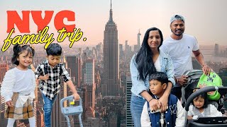New York City vlog 🇺🇸 || Day In My Life Exploring NYC For The First Time || Indian Family Vlog