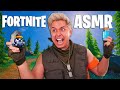 Asmr  fortnite in real life roleplay  default skin chugs too much shield