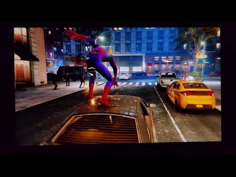 Marvel's Spider-Man Remastered Playstation 5 On LG 55 Class C1 Series OLED 4K TV