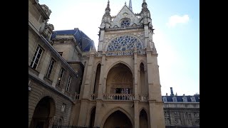 Sainte Chapelle (1241) -extérieure- Paris 2024