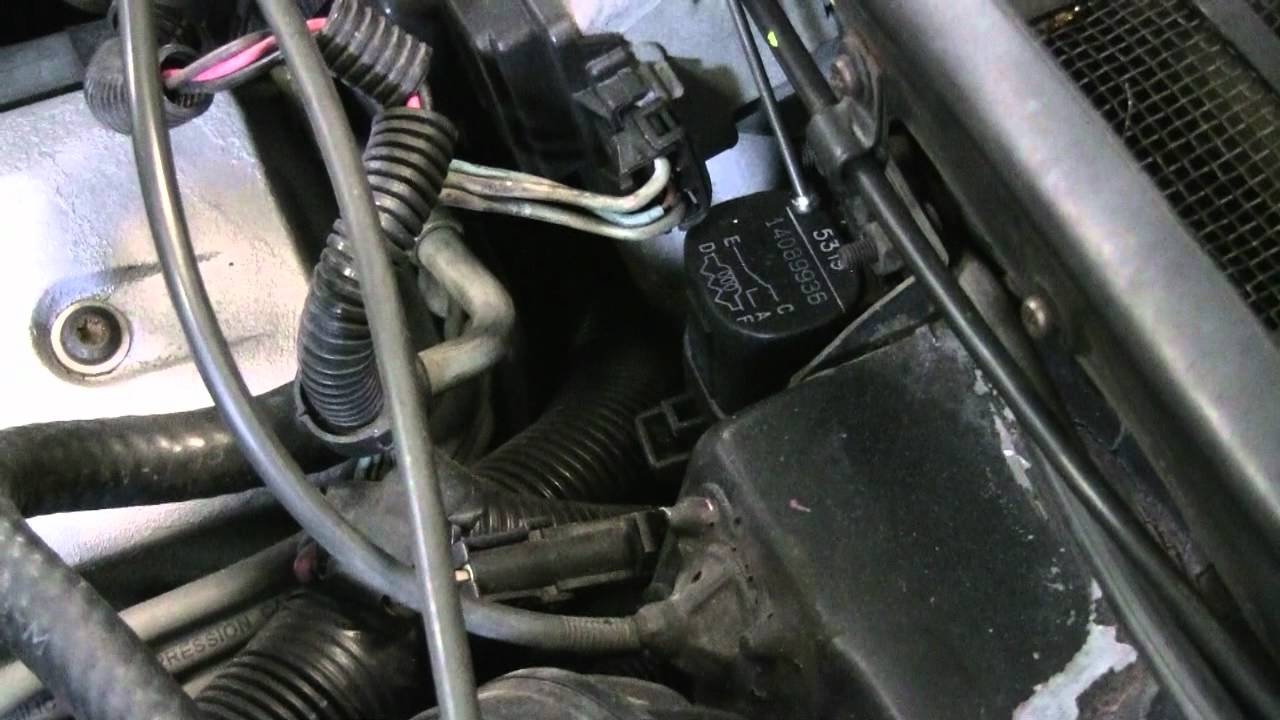 C4 Corvette Cutaway Pump-Fan Relay - YouTube headlight switch wiring diagram for 1992 ford thunderbird 