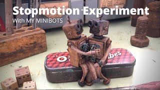 Stopmotion Experiment, Tiny Robots, Robin Davis Studio, Building A Miniature World, Retro Vibes