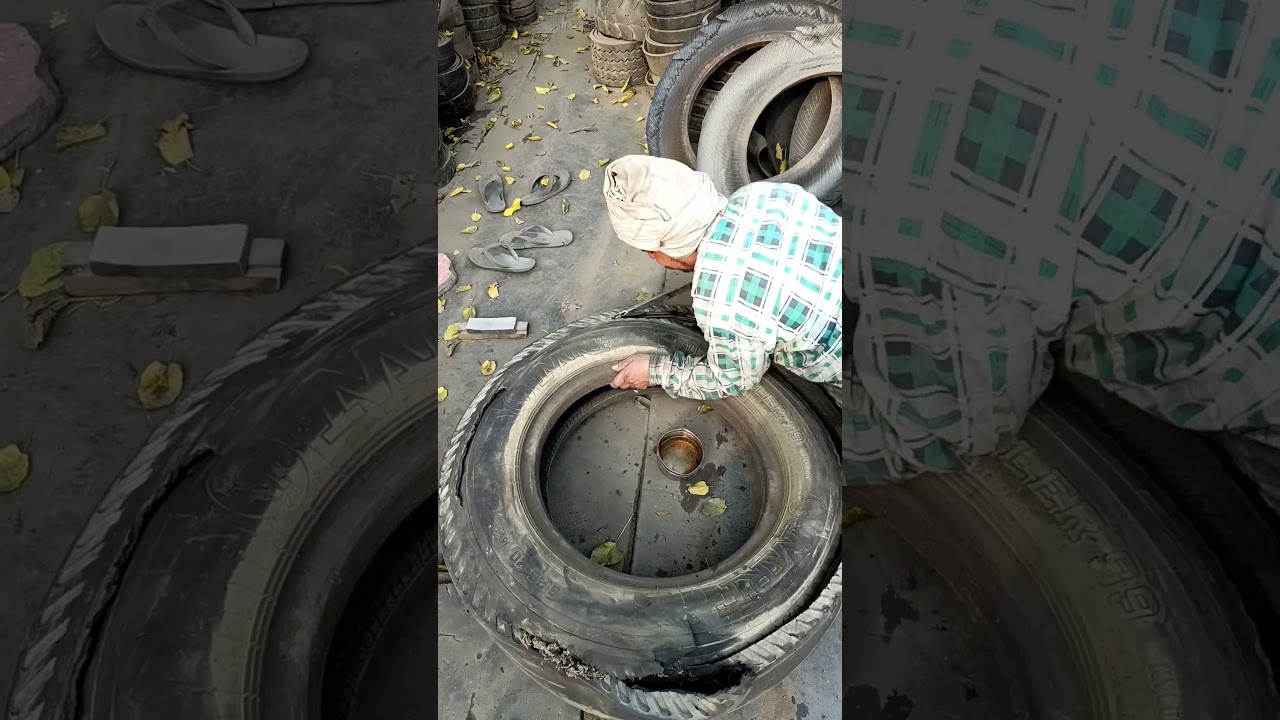 Tyre cutting
