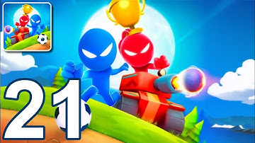 Stickman Party - Gameplay Walkthrough Part 21 - Tournament Mode (Android, iOS)