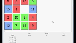 15 puzzle (2H) Ao5: 8.080