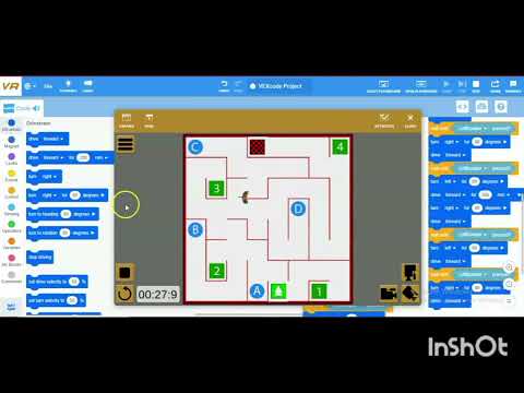 VEX code VR - Part 3 (Wall Maze Challenge)
