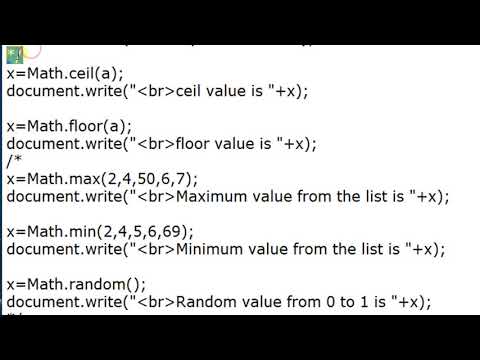 More Math Methods in JavaScript in Hindi || By : Anu Monga