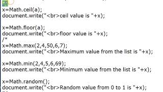 More Math Methods in JavaScript in Hindi || By : Anu Monga