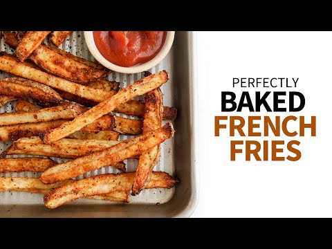 Oven Baked Fries | How to Make Crispy French Fries in the Oven