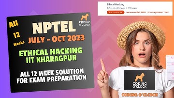 NPTEL Ethical Hacking All 12 Week Assignment Solution July - October 2023 IIT Kharagpur
