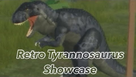 Retro Tyrannosaurus Showcase [Dinosaur Simulator Retro Egg]