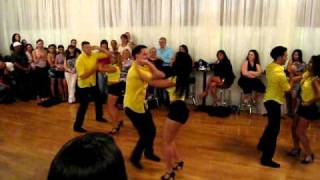 Salsa Heat Pro-Team Bachata April 2011.AVI