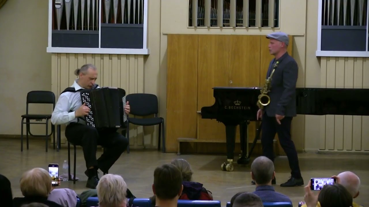 Accordion баян j Місто спить JAZZ BREEZE DUO