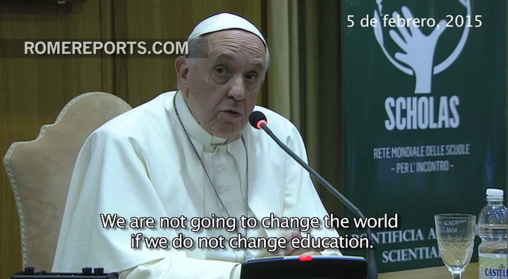 Pope's educational foundation gets thousands to lend a hand for peace