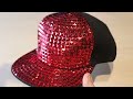 Gorras de béisbol brillantes para hombres y mujeres con agujero para cola de caballo