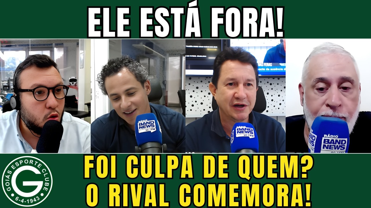 💢 FORA DA FINAL! A JOIA QUE IA MUDAR O JOGO NÃO JOGA MAIS, E AGORA?! BASTIDORES DO GOIÁS