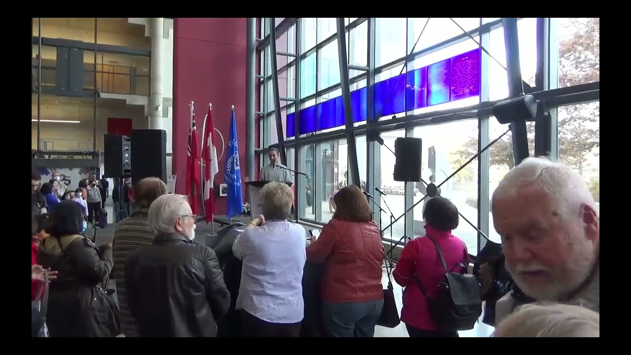 Mississauga Living Arts Centre 2022 speeches