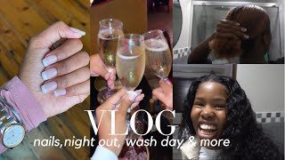 VLOG: new set, quick hair wash &amp; more! 🥂