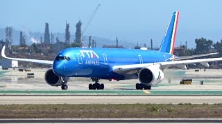 ITA Airways A350 Takeoff Los Angeles LAX