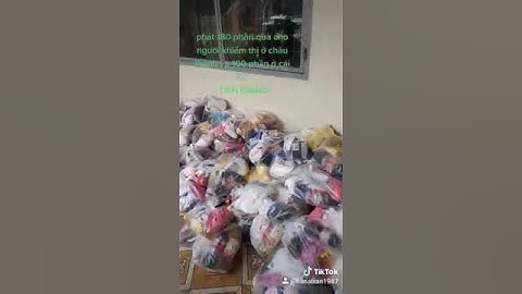 Chương trình trao 280 phần quà Hội Khiếm Thị Châu Thành và Cái Bè - Tiền Giang