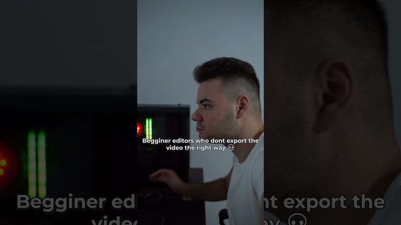 Pov: Beginner editors when they don't export the video at the right settings 💀