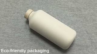 Custom 100% Biodegradable Molded Pulp Bottles Leak Proof Sustainable Packaging for Shampoo Conditio