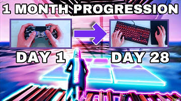 My 1 Month Fortnite Progression from Controller to Keyboard and Mouse (Tips & Tricks)